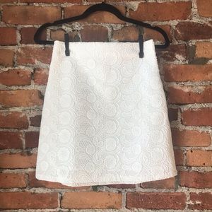 Zara • White Lace Mini-Skirt